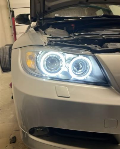 Bmw E90/E91 Jégfehér Angel Eyes Led 45w