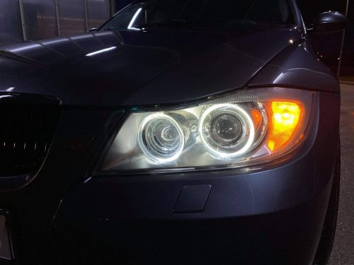 Bmw E90/E91 Jégfehér Angel Eyes Led 45w