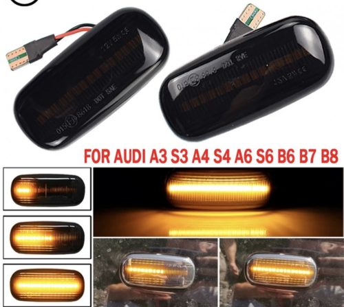 Audi A3/8P,A4/B6,B7/A6,A8,TT Dynamic Light LED Oldalvillogó 