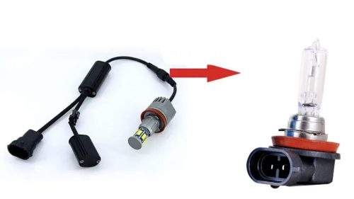 BMW H8 LCi Canbus Angel Eyes Led 50W Jégfehér