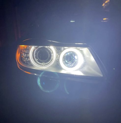 BMW H8 LCi Canbus Angel Eyes Led 50W Jégfehér