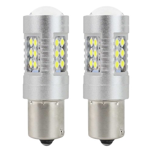 BA15S CANBUS 3030 24SMD 1156 P21W Fehér 12V/24V PÁRBAN