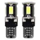 T10 LED izzó pár CANBUS 5SMD 5730 (W5W) Fehér