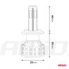 HB4 9006 LED FÉNYSZÓRÓ COB SERIES AMIO 12/24V