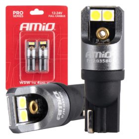 AMIO T10 W5W CANBUS 4x3030 12V/24V
