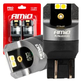 AMIO W21/5W 4x3030 SMD FEHÉR 12/24V CANBUS