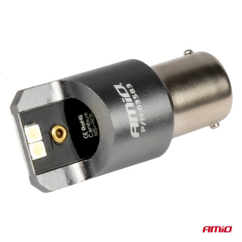 AMIO P21W LED FULLCANBUS PRO BA15S 2x1860SMD  SMD FEHÉR 12/24V PÁRBAN