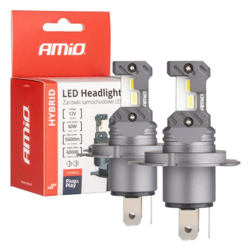 H4/H19 LED AMIO Hybrid 6000K Canbus 60W