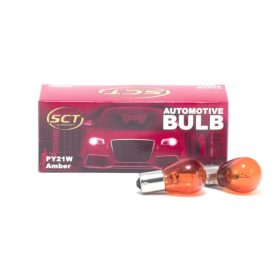 SCT GERMANY PY21W AMBER 12V 10DB