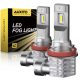 AUXITO H8/H9/H11 LED FÉNYSZÓRÓ 3000K ARANY SÁRGA 12V 30w