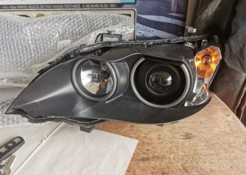 BMW E60 / E61 – SMD LED Angel Eyes szett, Opál búrás, Fehér (Pre-Facelift, Xenon fényszóróhoz