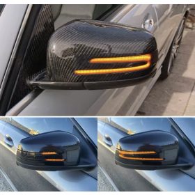   Mercedes A B C E Osztály W204 W176 W212 W218 dinamikus LED - LEDES Tükör Index futófényes tükörindex 