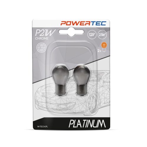 PY21W CHROME PLATINUM AMBER DUO BA15S