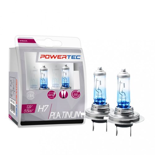 H7 55W M-TECH Powertec Platinum +130% H7 12V DUO 