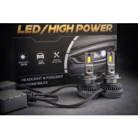 X28 H7 6000K LED Fényszóró Izzó – 60W, 12/24V, CANBUS